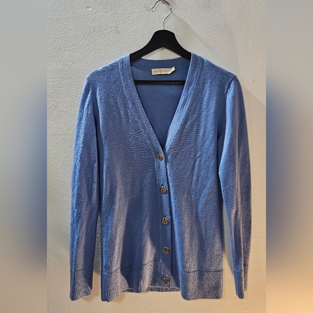 Tory Burch Simone Merino Wool Cardigan